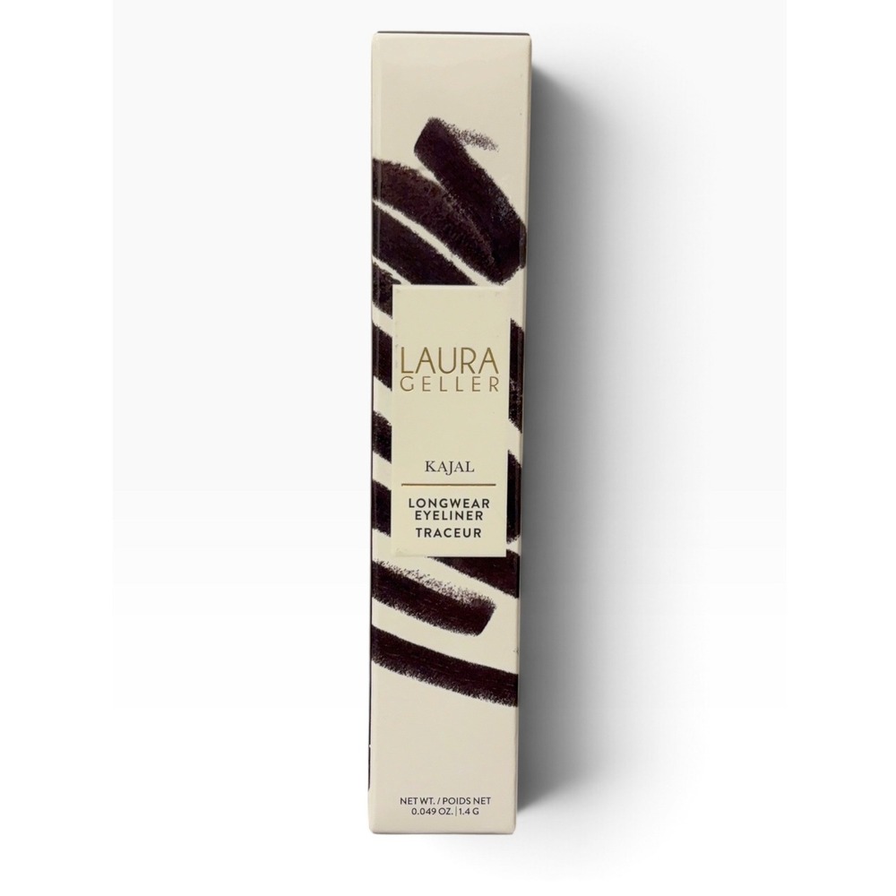 Laura Geller Kajal Longwear Eyeliner Deep Black Kohl with Sharpener 0.049 oz